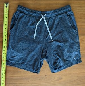 Vuori ponto performance short heather grey large